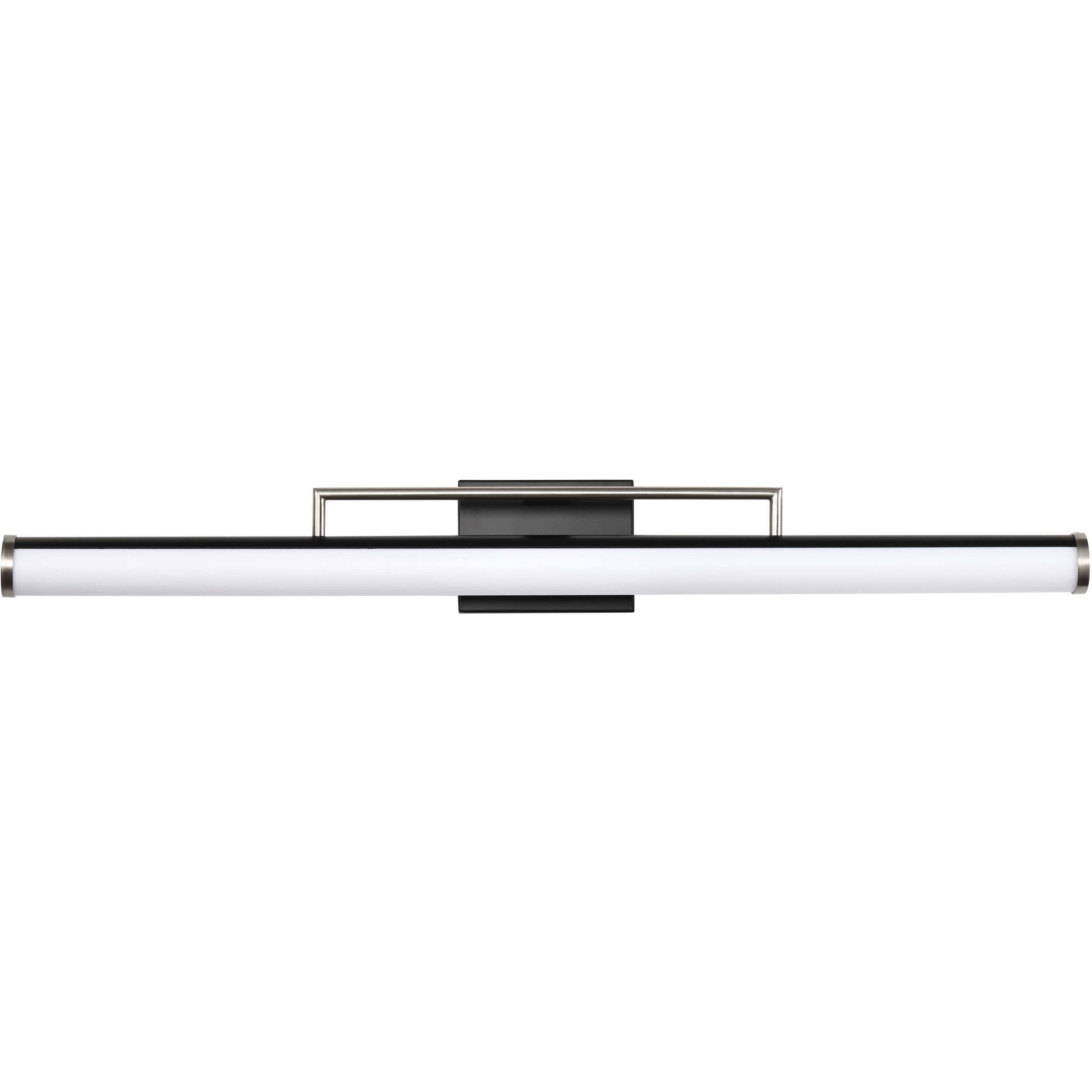 Solano LED 36 inch Black and Brushed Nickel Bath Vanity Light Wall Light