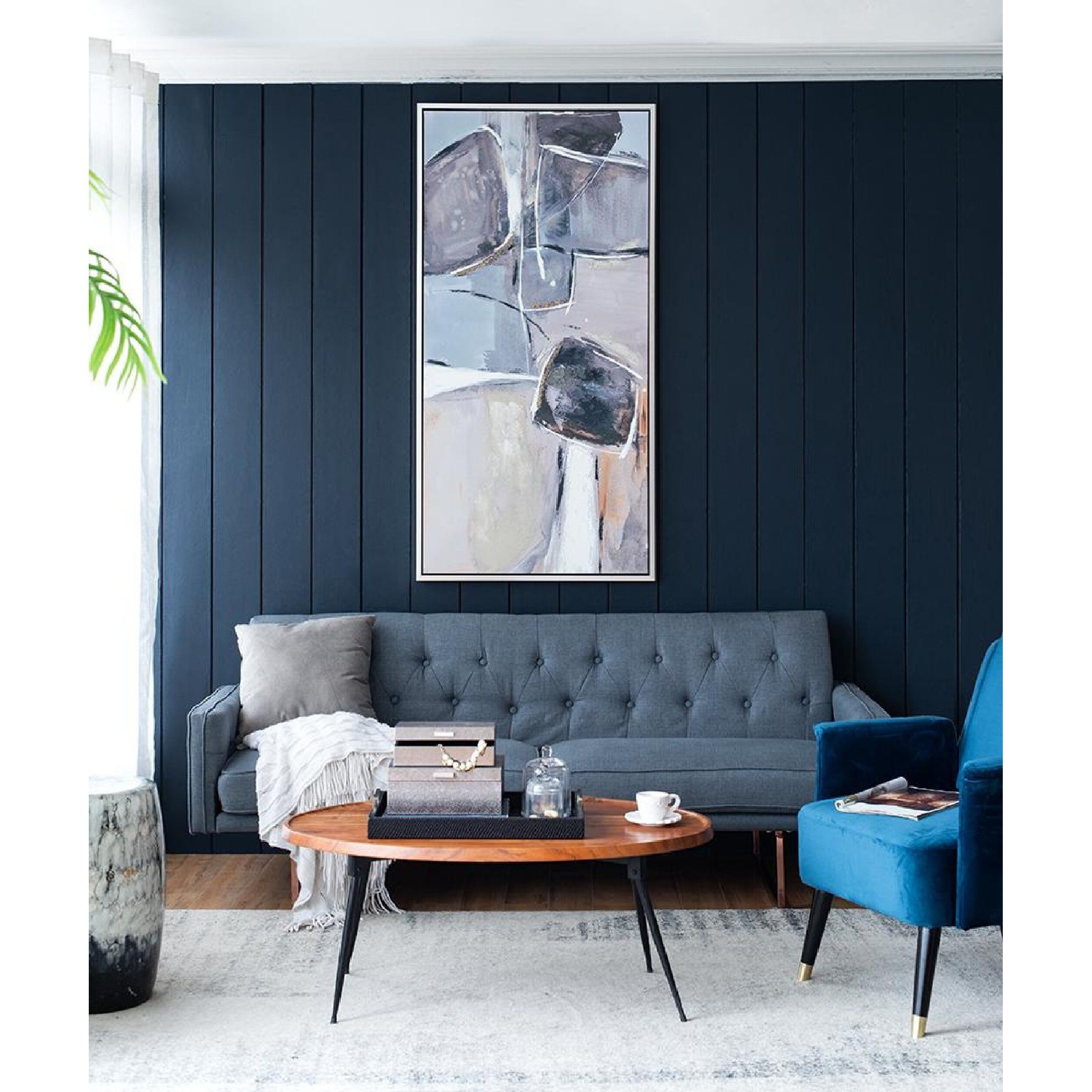 Ice Beige/Gray Wall Art