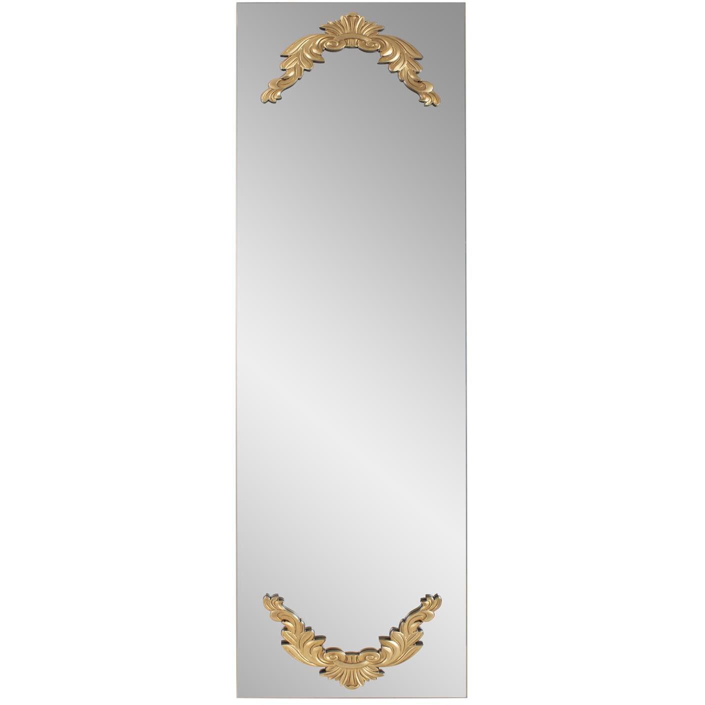 Adelard 72 X 24 inch Gold Leaf Mirror
