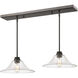 Annora 1 Light 30 inch Olde Bronze Linear Chandelier Ceiling Light