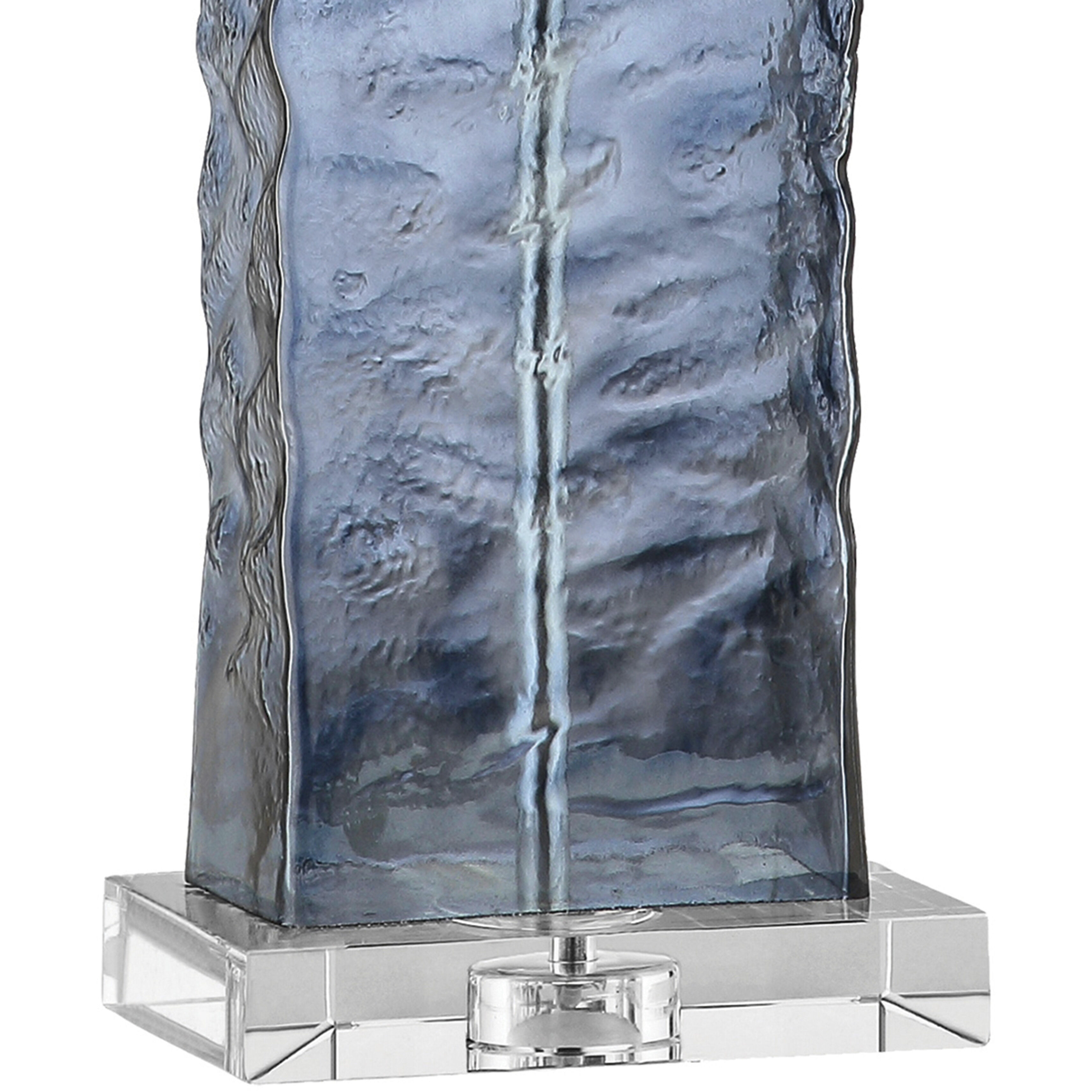 Arendell 29.25 inch 150 watt Dark Blue with Clear Table Lamp Portable Light