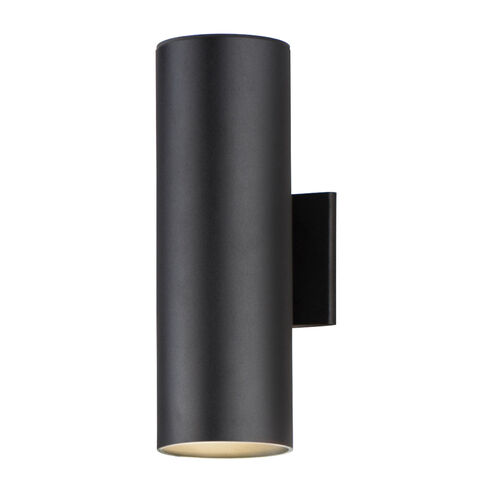 Outpost LED 15 inch Black Outdoor Wall Mount