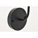 Histoire 1 Light 8 inch Brass and Black Wall Sconce Wall Light