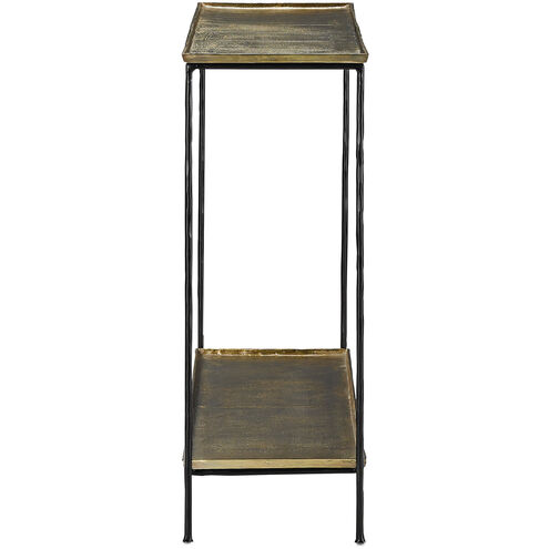 Boyles 42 inch Black Iron/Antique Brass Console Table