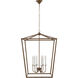 Maddox 6 Light 24 inch Vintage Gold Pendant Ceiling Light