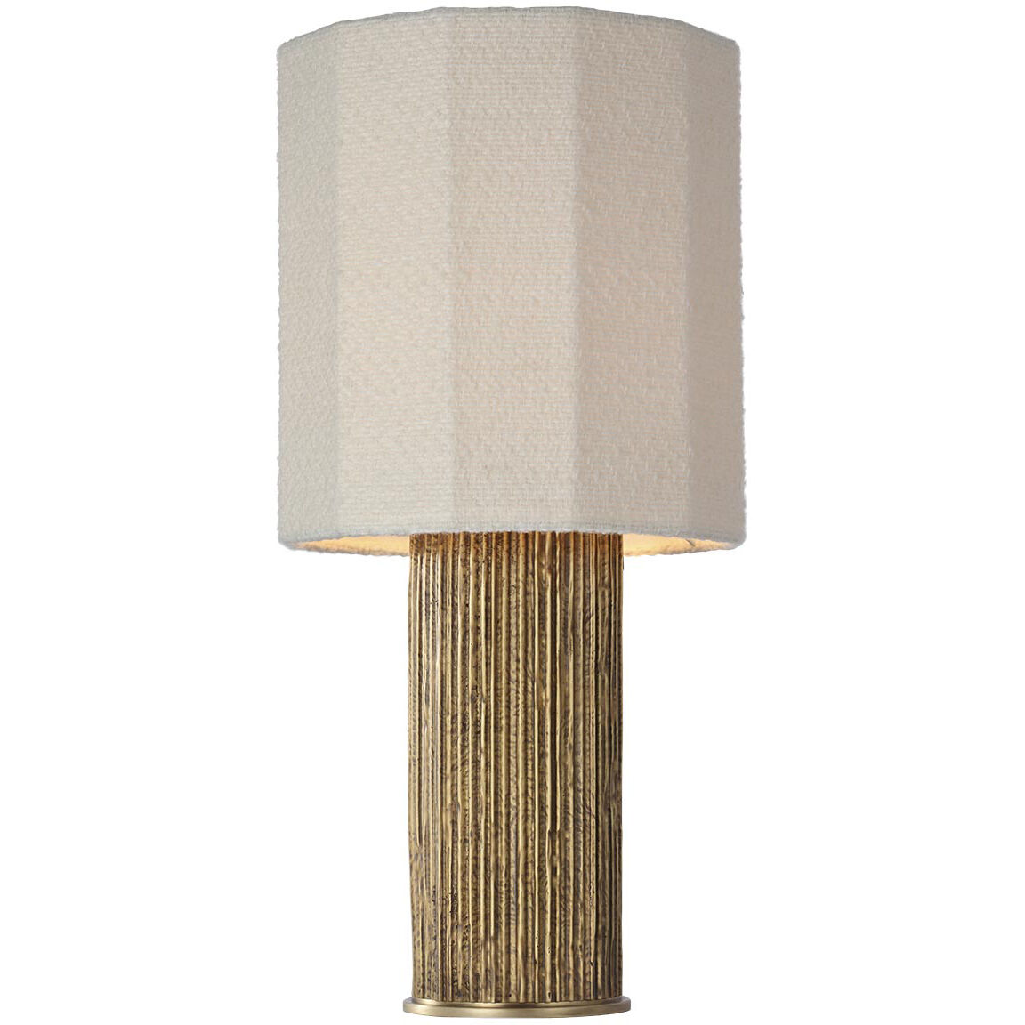 Anne-Marie Barton Fumar 23.5 inch 15.00 watt Ridged Tombac Table Lamp Portable Light