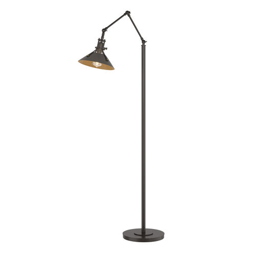 Henry 60.8 inch 60 watt Oil Rubbed Bronze and Dark Smoke Swing Arm Floor Lamp Portable Light in Oil Rubbed Bronze/Dark Smoke