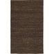 Continental 96 X 60 inch Brown Area Rug, Jute