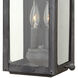 Heritage Anchorage Outdoor Wall Mount Lantern in Aged Zinc, Non-LED, Medium