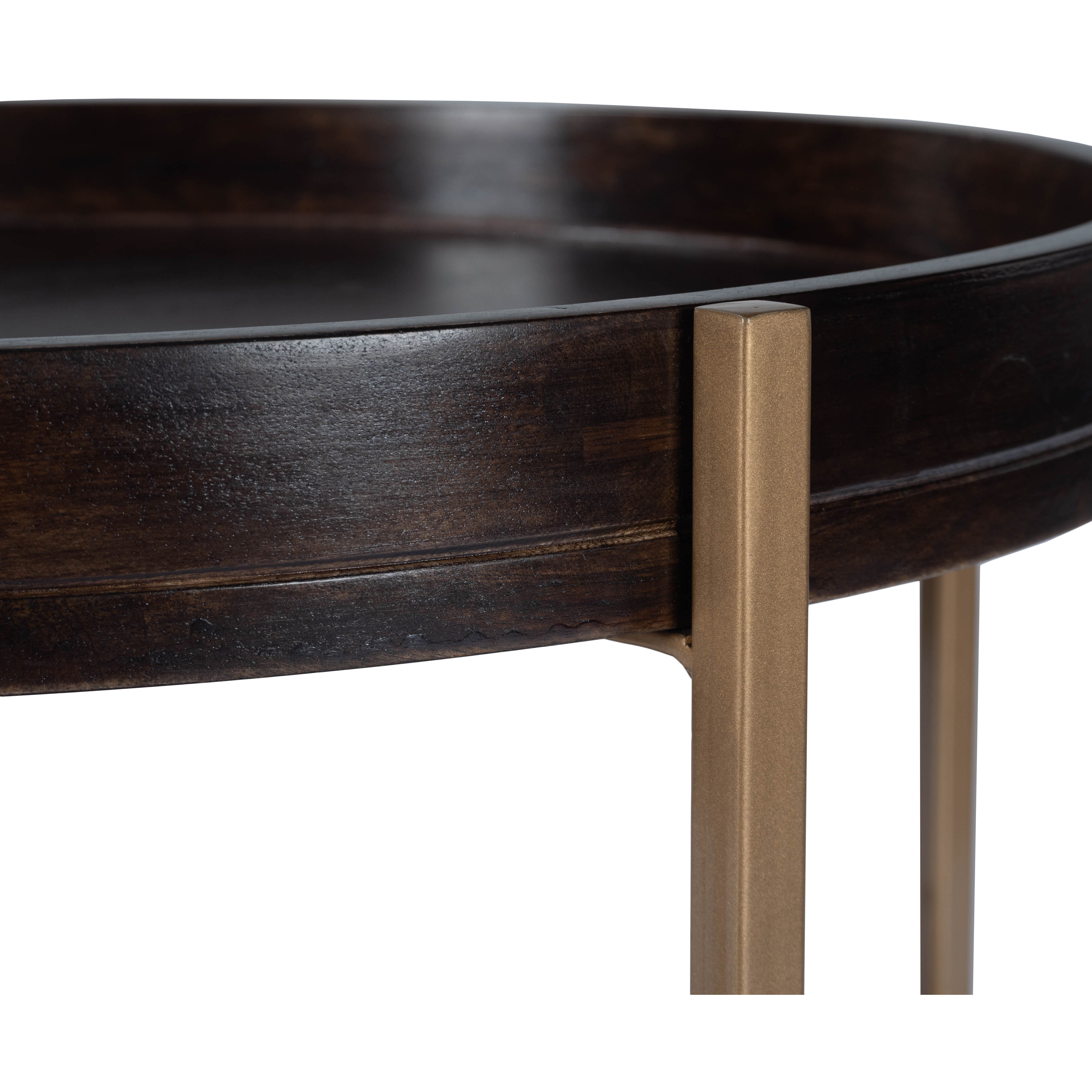 Damirra Wood & Metal End or Side Table