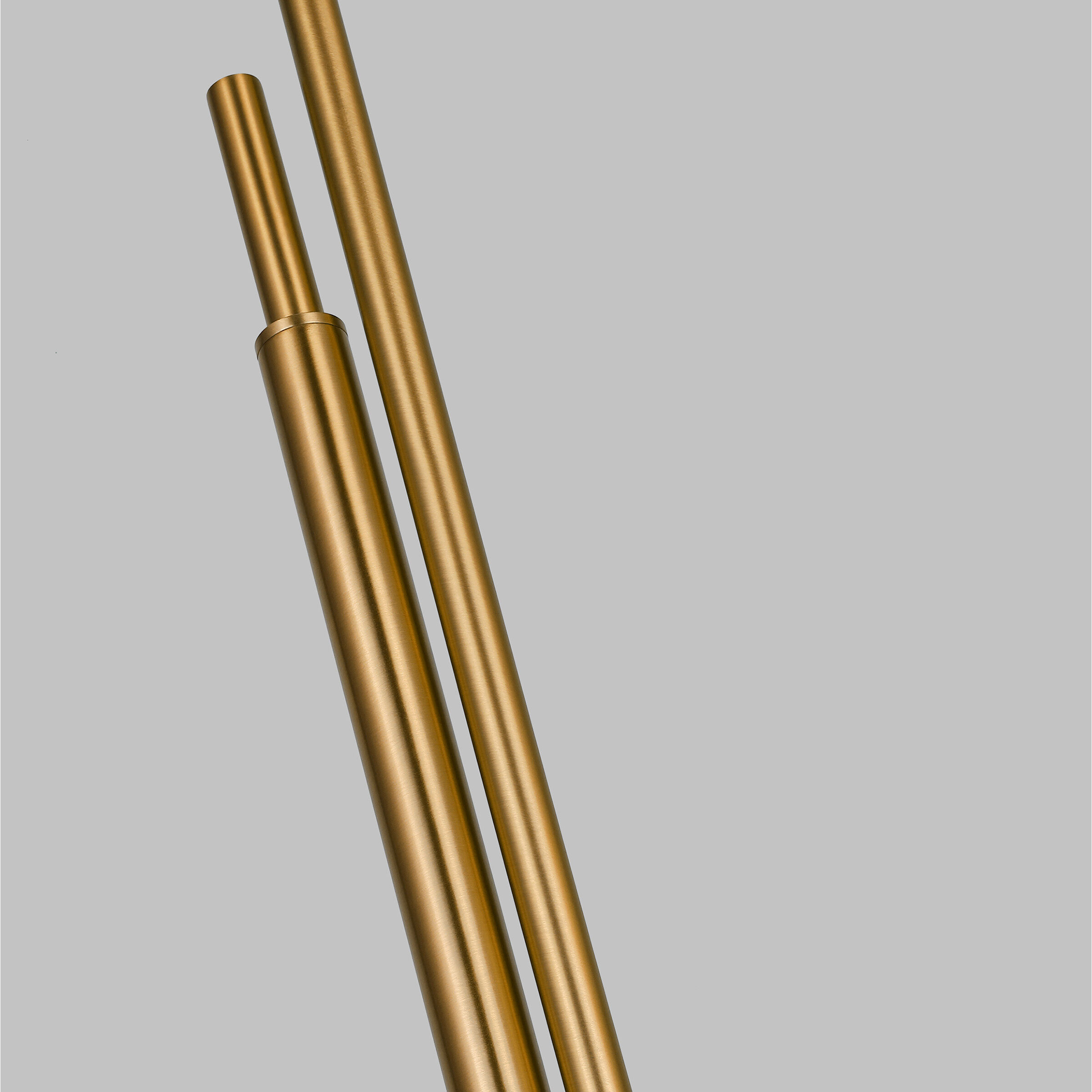 Kelly by Kelly Wearstler Franklin 42.75 inch 9 watt Burnished Brass Task Floor Lamp Portable Light