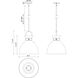 Alora Mood Waldo 1 Light 14 inch Matte Black Pendant Ceiling Light in Smoke Glass