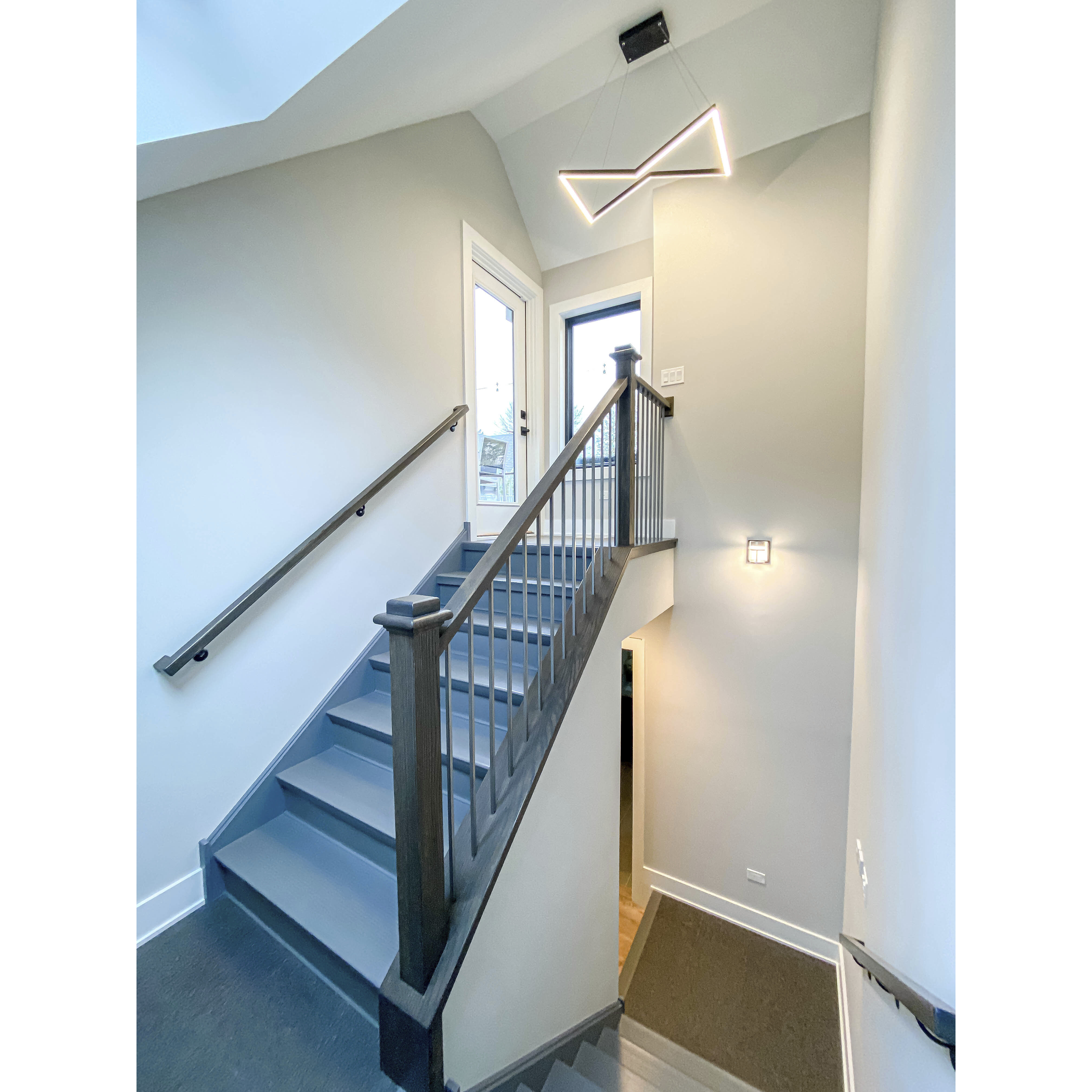 Stealth LED 21.25 inch Black Single Pendant Ceiling Light