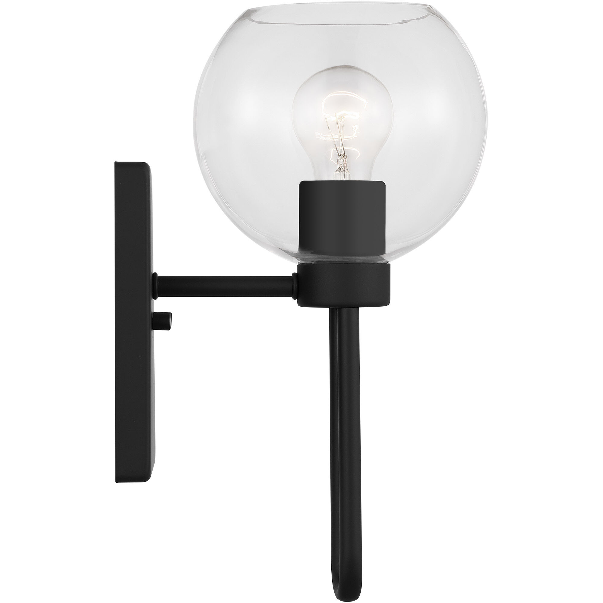 Codyn 1 Light 6.75 inch Midnight Black Bath Vanity Wall Light