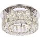 Monroe 1 Light 12 inch Chrome Flush Mount Ceiling Light