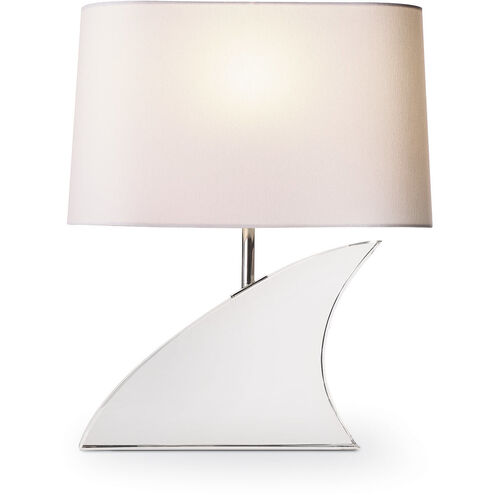 Fin 21 inch 60.00 watt Clear Table Lamp Portable Light