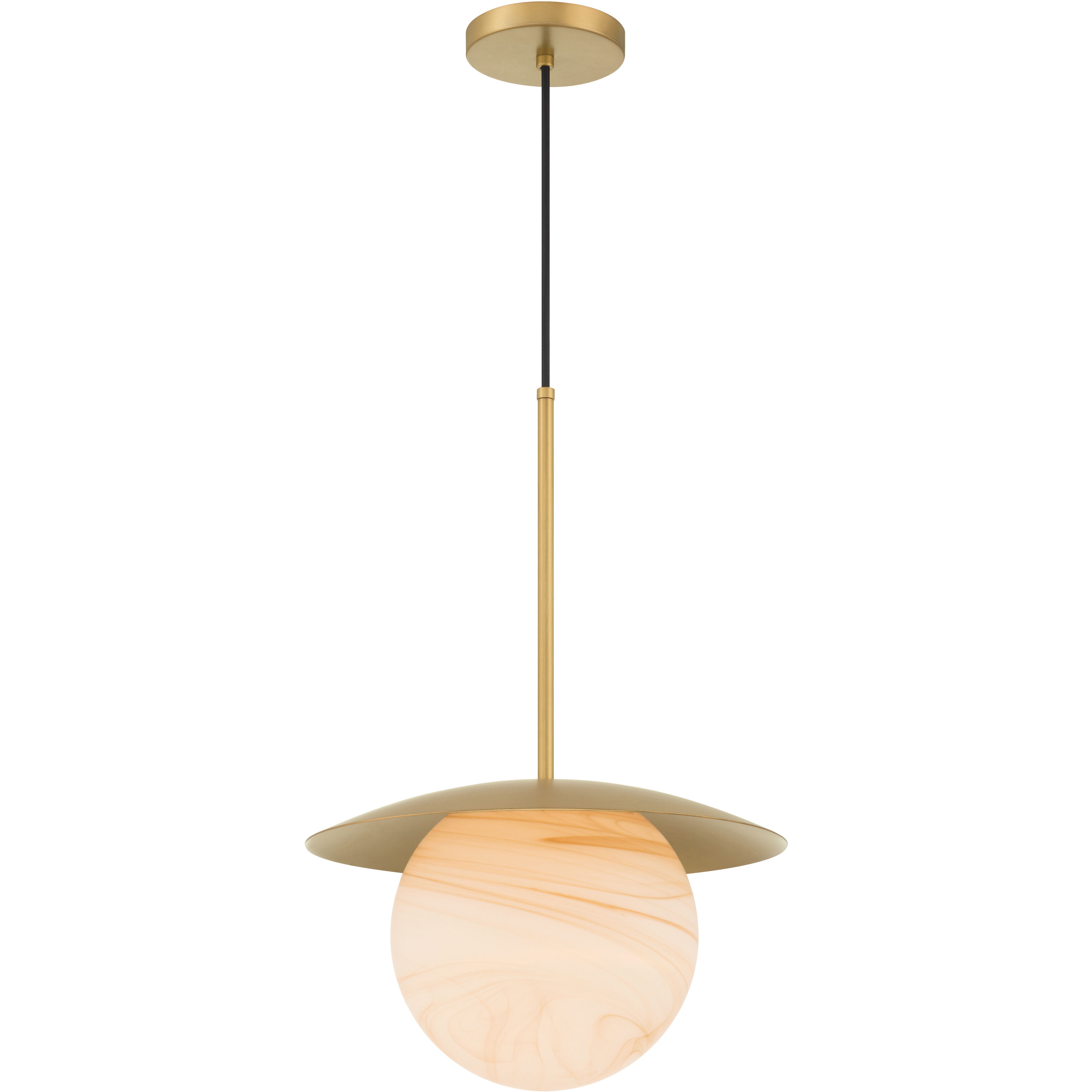 Olenne 1 Light 14 inch Legacy Brass Pendant Ceiling Light