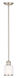 Middlebush 1 Light 6 inch Brushed Nickel Mini Pendant Ceiling Light