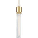 Zigrina 1 Light 5.13 inch Aged Brass Pendant Ceiling Light