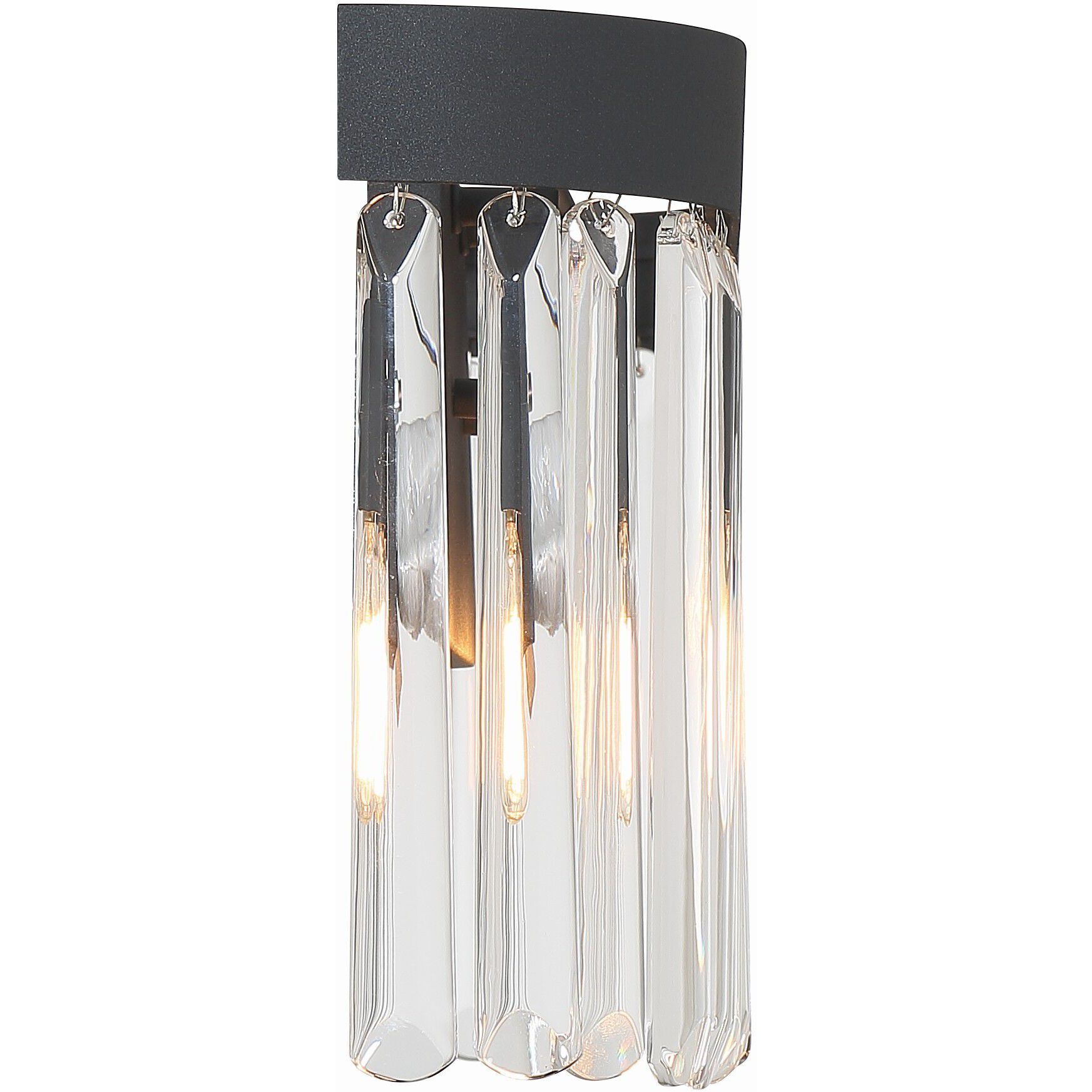 Emory Sconce Wall Light in Black Forged