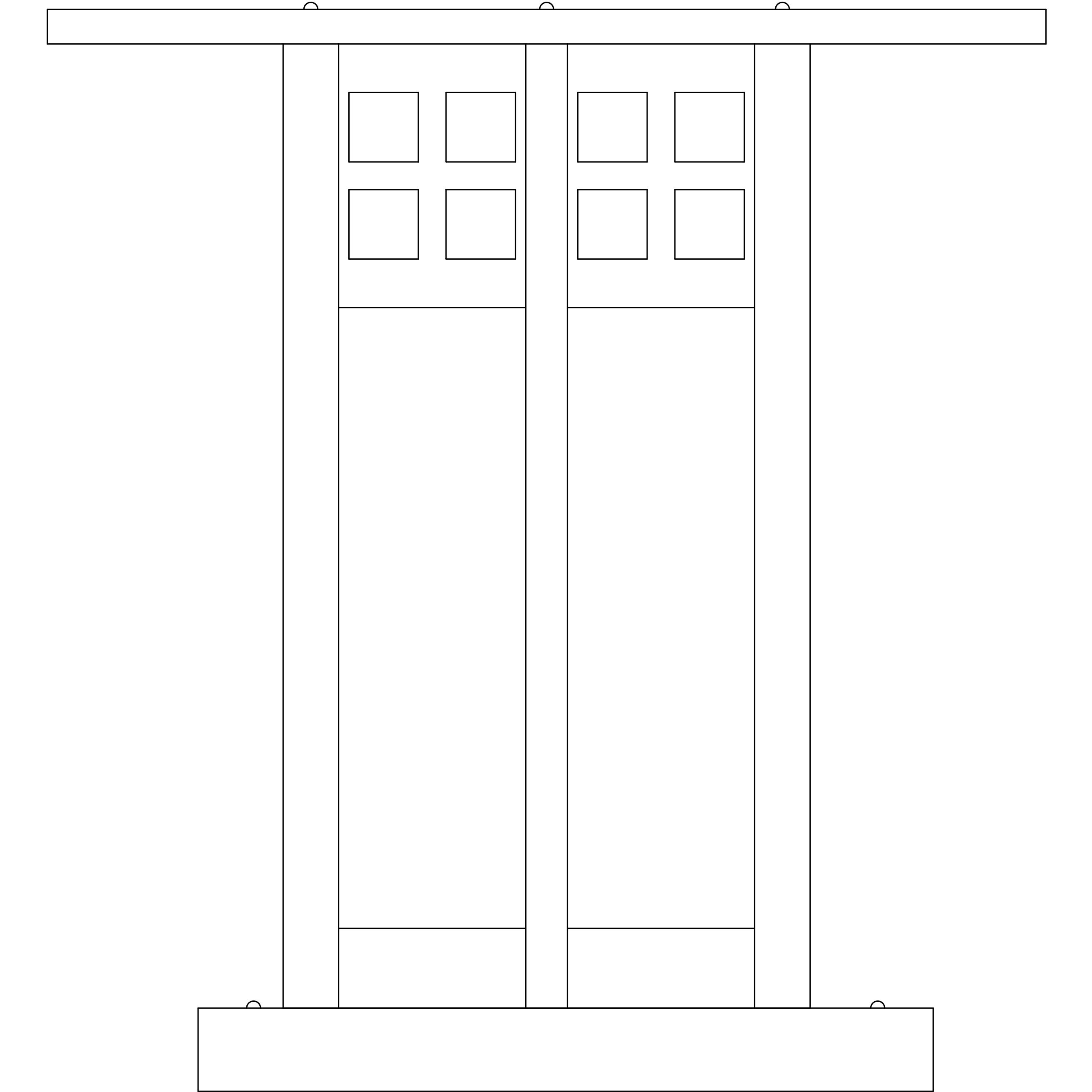 Glasgow 1 Light 19.5 inch Mission Brown Column Mount in White Opalescent