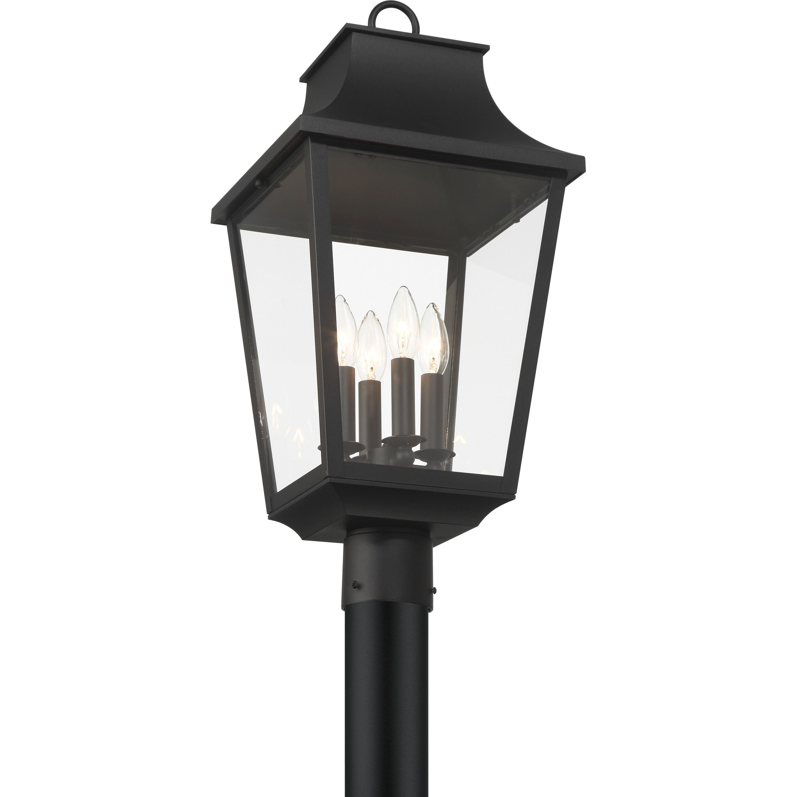 Altimeter 4 Light 23.5 inch Sand Coal Outdoor Post Lantern, Great Outdoors