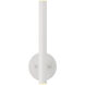 Pipeline 2 Light 1.25 inch Matte White ADA Wall Sconce Wall Light