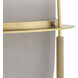 Kathleen 1 Light 13 inch Antique Brass Pendant Ceiling Light