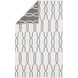 Juniper 132 X 96 inch Dark Brown, White Rug