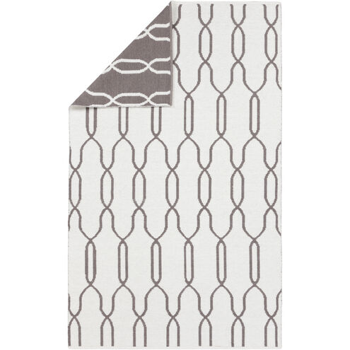 Juniper 132 X 96 inch Dark Brown, White Rug