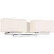 Chiclet Wall Sconce Wall Light in Chrome