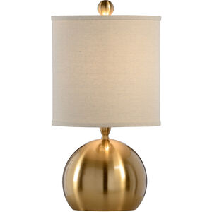 Chelsea House 19 inch 100.00 watt Brushed Brass Table Lamp Portable Light