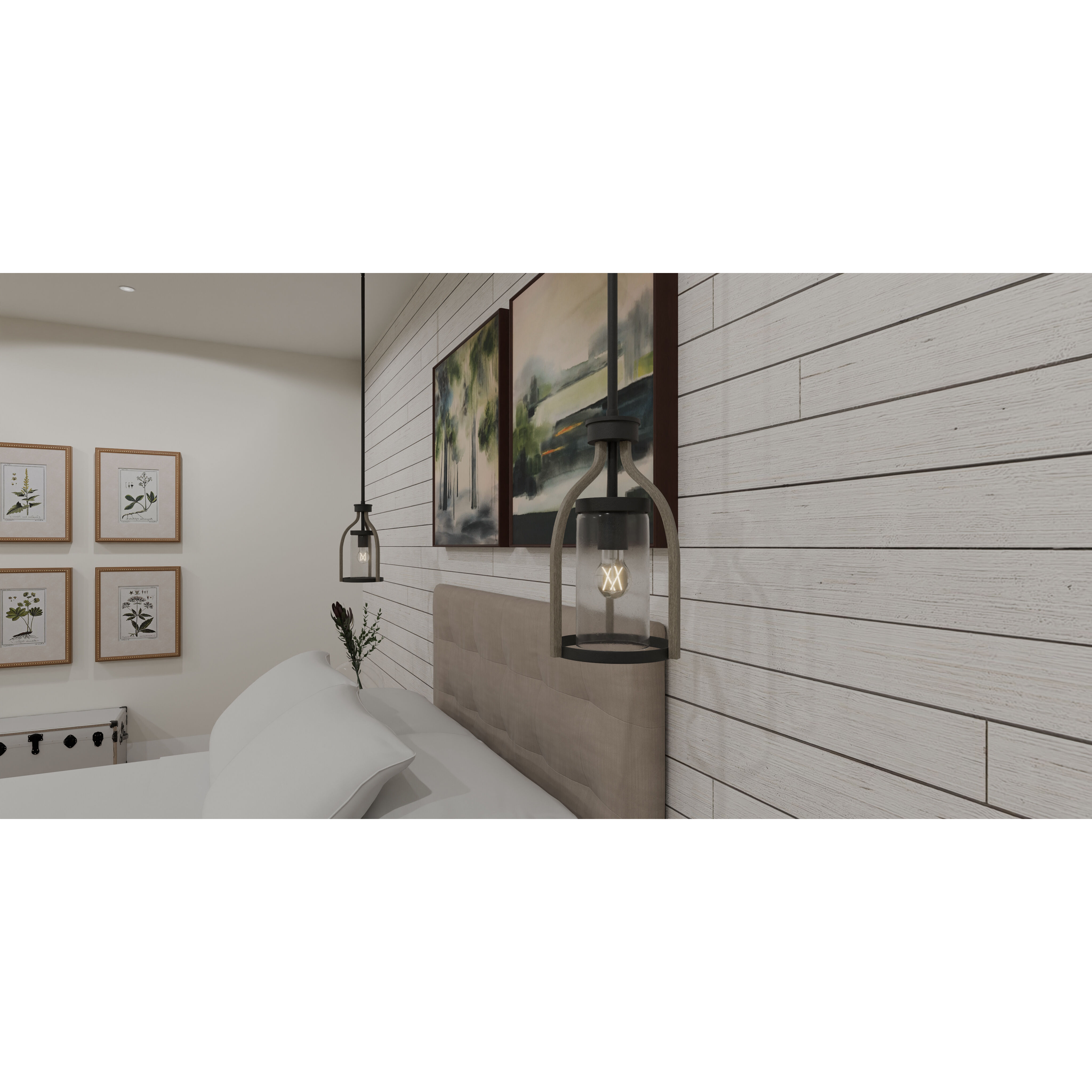 Cornelia 1 Light 8 inch Matte Black Mini Pendant Ceiling Light, Small