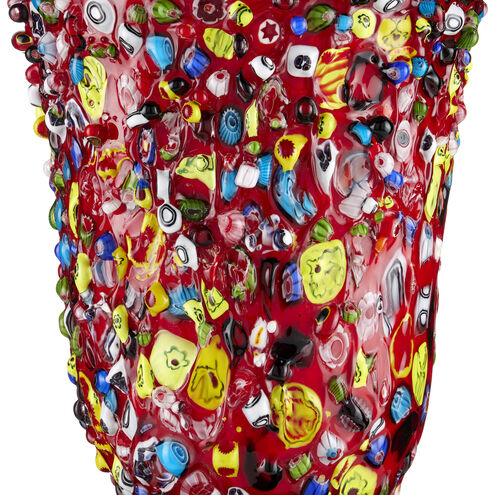 Rosso 13.5 X 11.5 inch Glass Vase