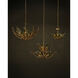 Babylon 11 Light 47 inch Contemporary Gold Leaf and Contemporary Gold Two-Tier Chandelier Ceiling Light
