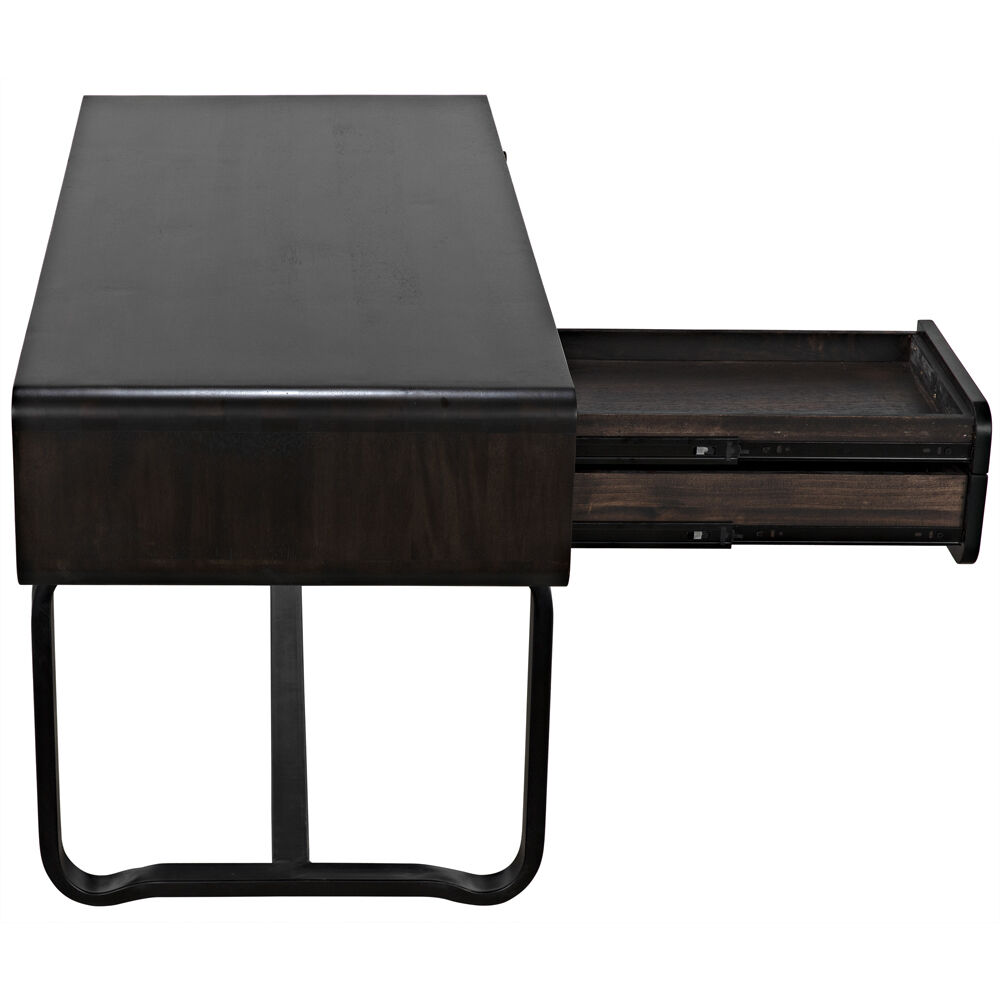 Voltes 60 X 26 inch Ebony Walnut Desk