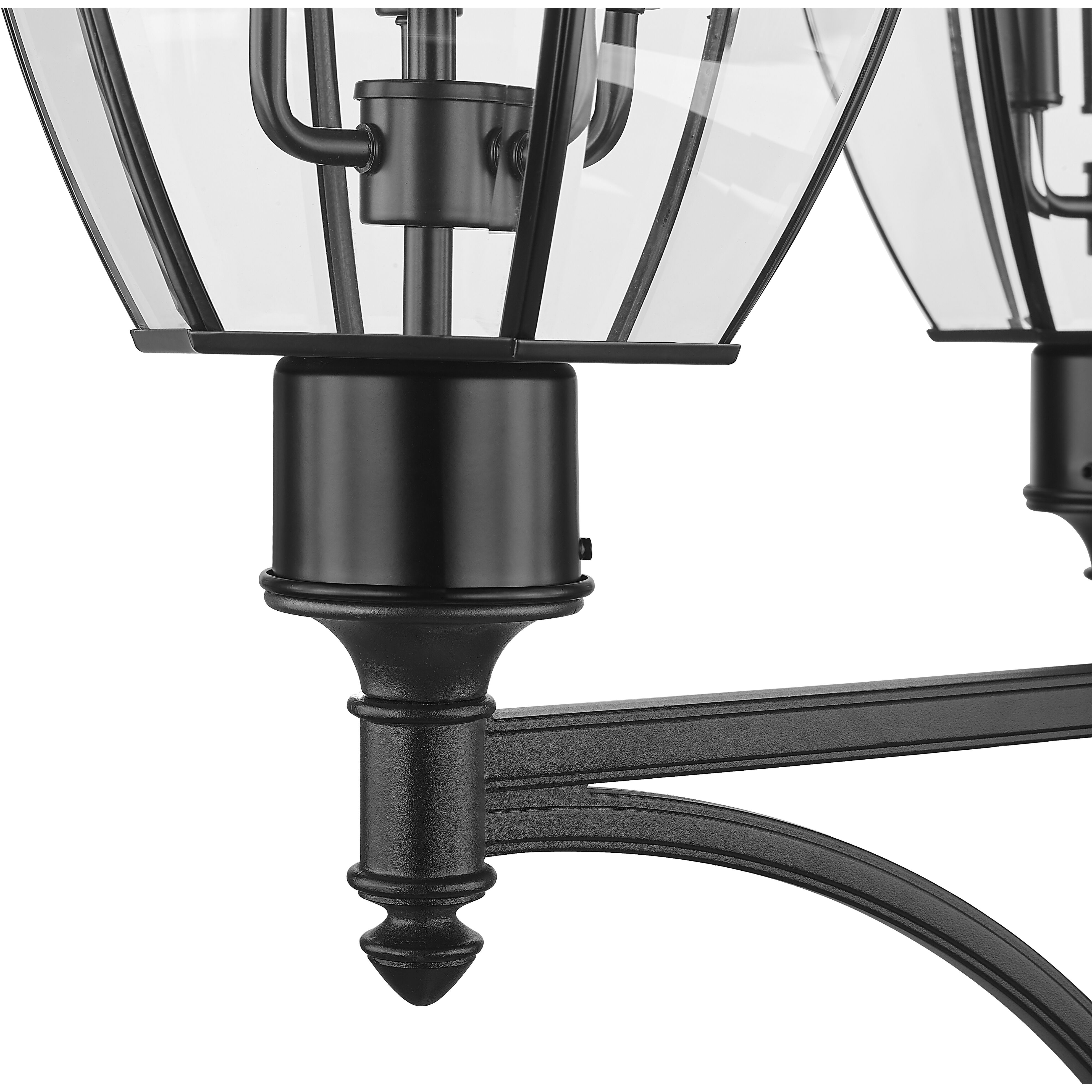 Westover 12 Light 138.25 inch Black Outdoor Post Mounted Fixture in G9