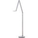 Task Portables 65.5 inch 12.00 watt Chiseled Nickel Floor Lamp Portable Light