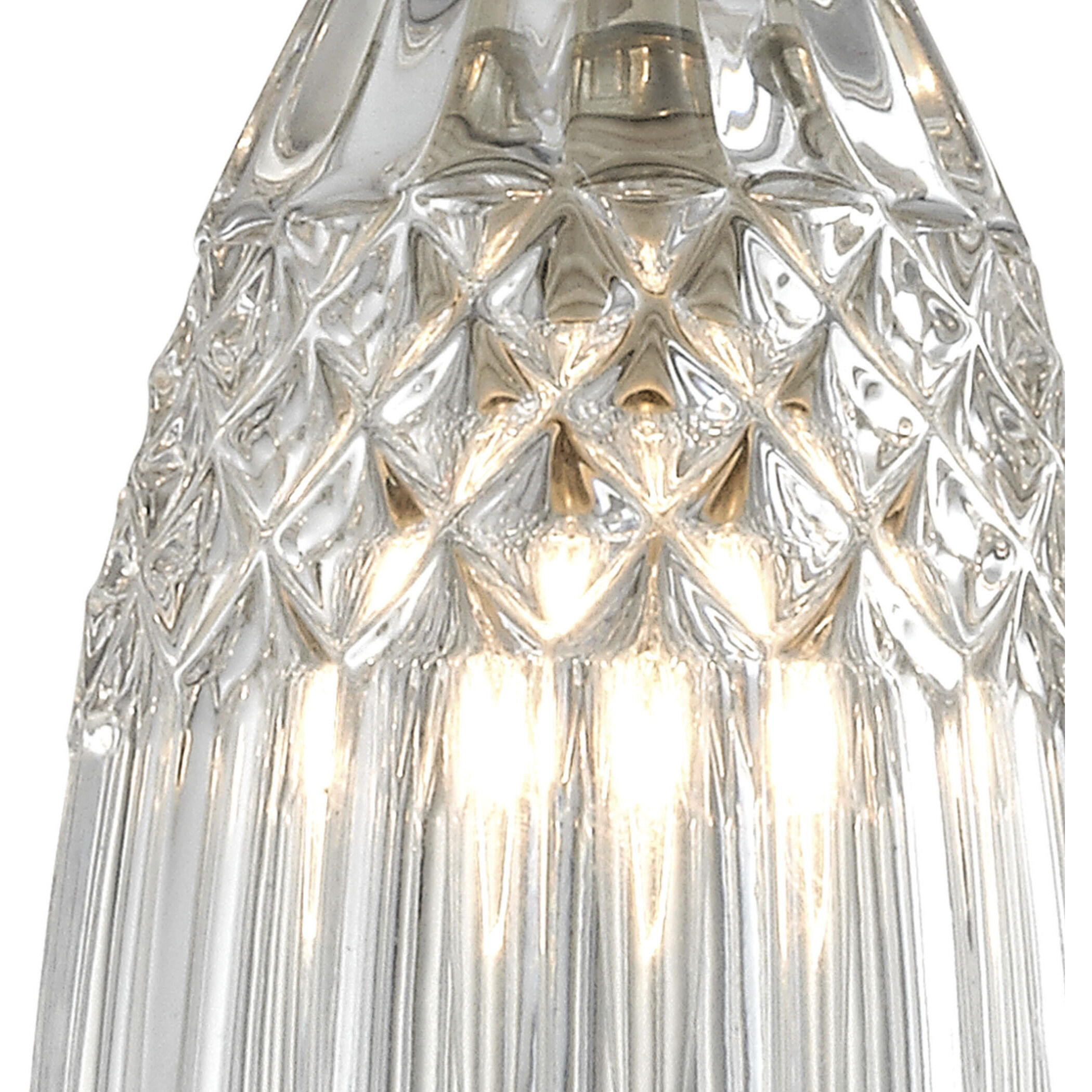 Kersey 1 Light 4 inch Satin Nickel Mini Pendant Ceiling Light