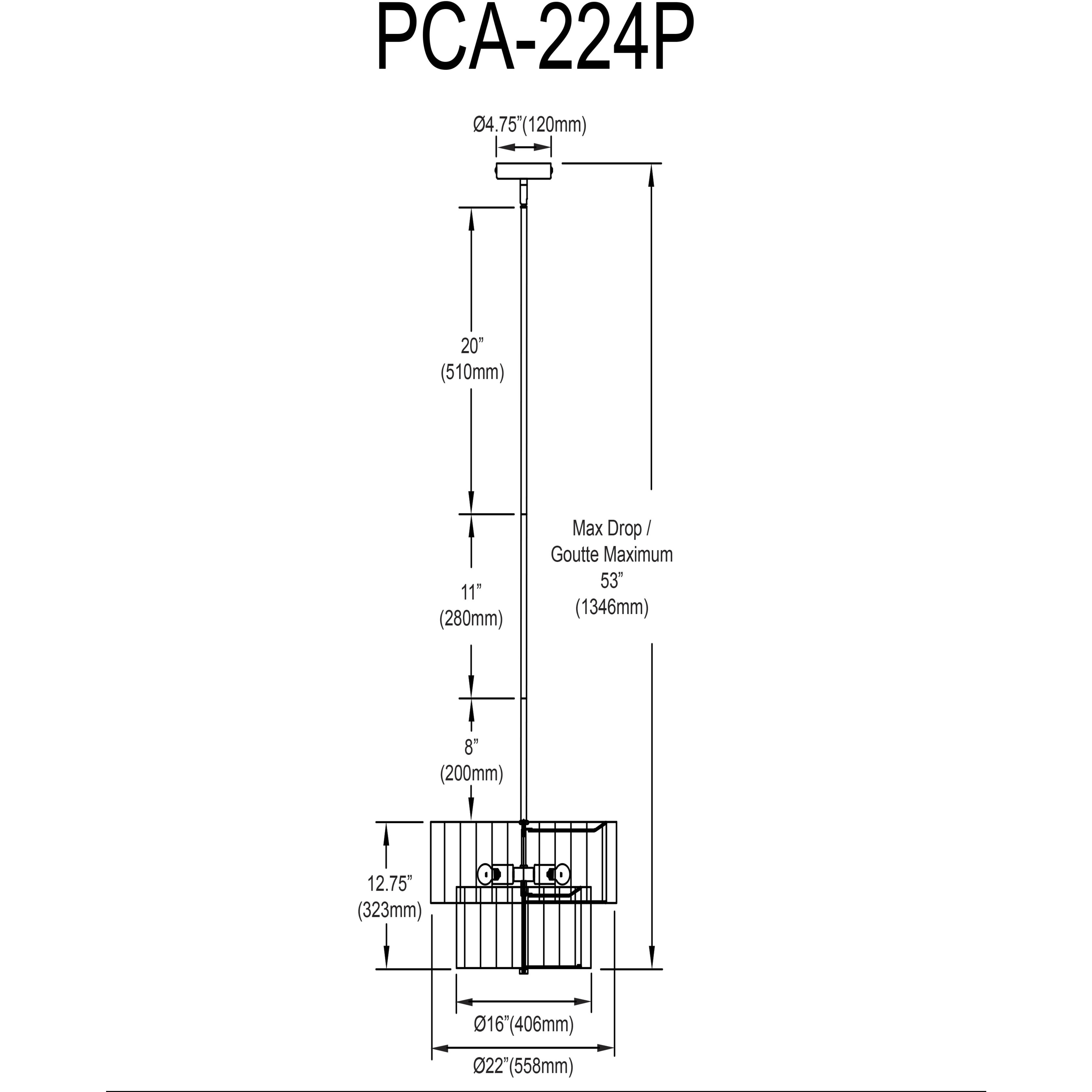 Pacifica LED 22 inch Aged Brass Pendant Ceiling Light in White, Tiered