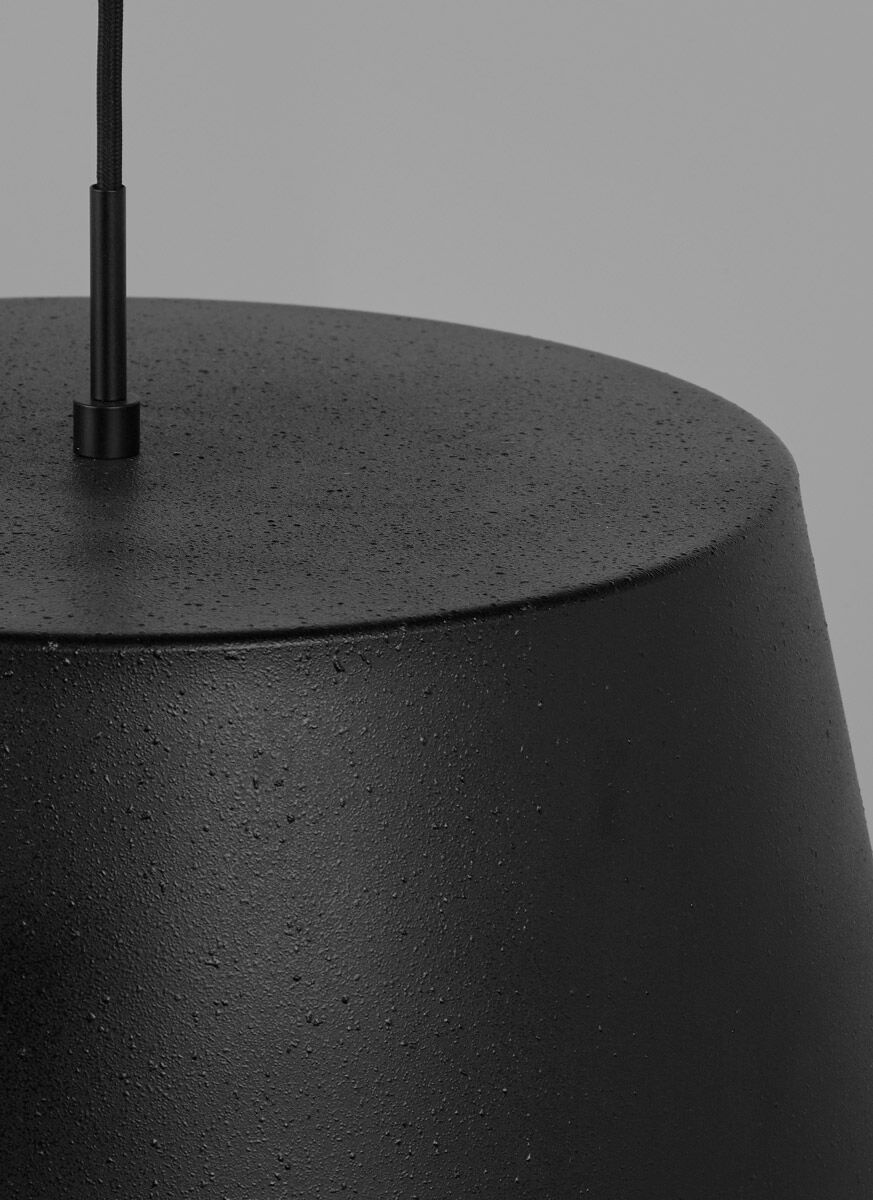 Sean Lavin Henley 1 Light 18 inch Textured Black/Black Pendant Ceiling Light in Incandescent