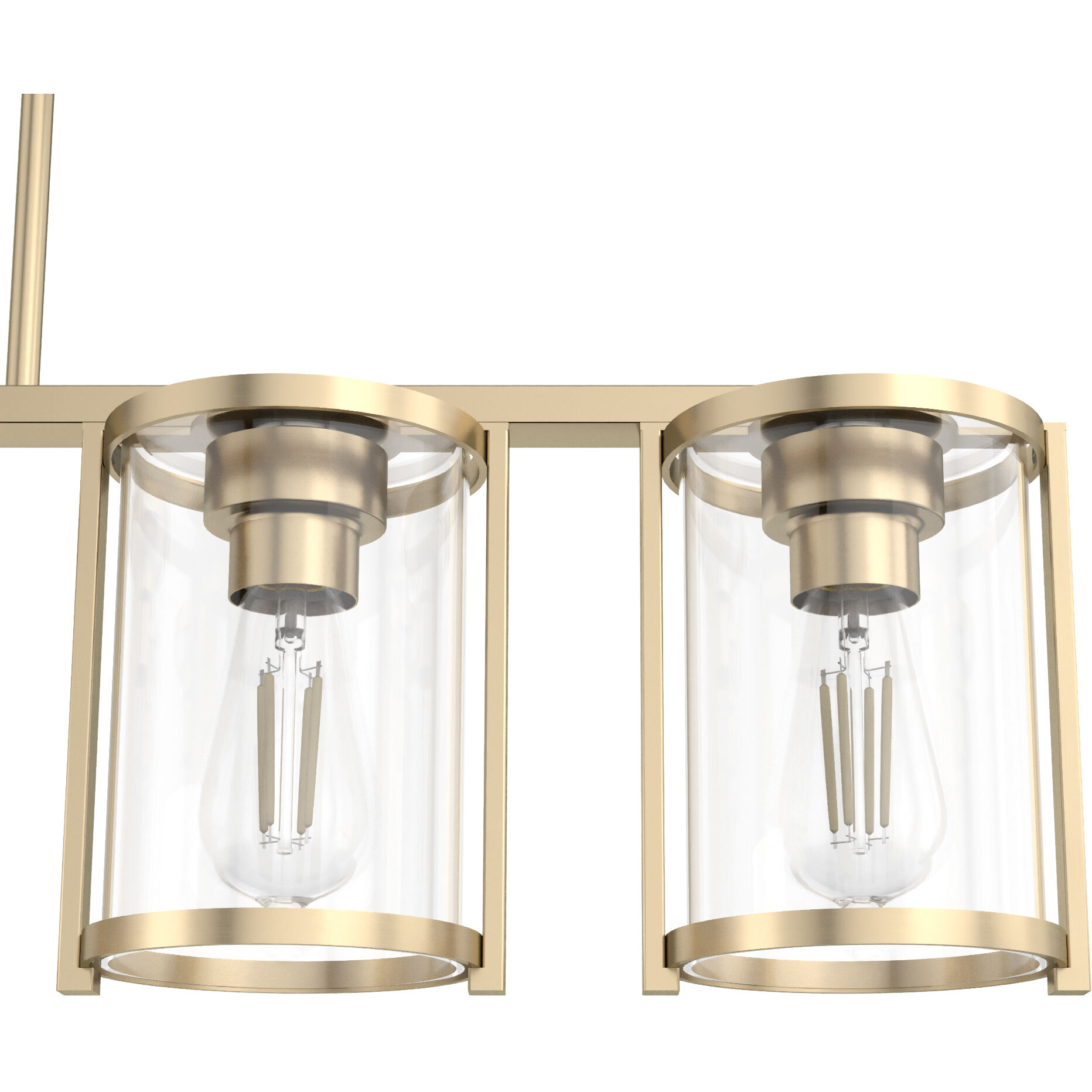 Astwood 5 Light 39 inch Alturas Gold Linear Chandelier Ceiling Light, Large