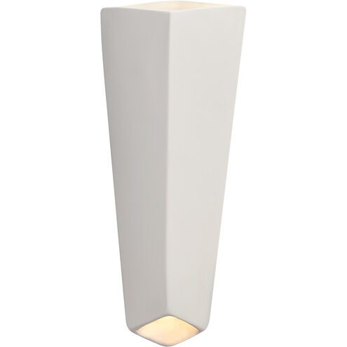 Ambiance LED 7 inch Vanilla (Gloss) ADA Wall Sconce Wall Light, Prism