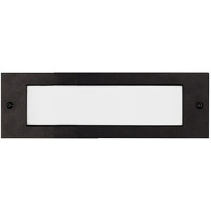Bristol LED 3.63 inch Black with Gray Exterior Wall/Step Light