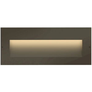 Taper 12v 2.50 watt Bronze Landscape Step Light, Horizontal