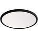 Argo LED 19 inch Black Flush Mount Ceiling Light