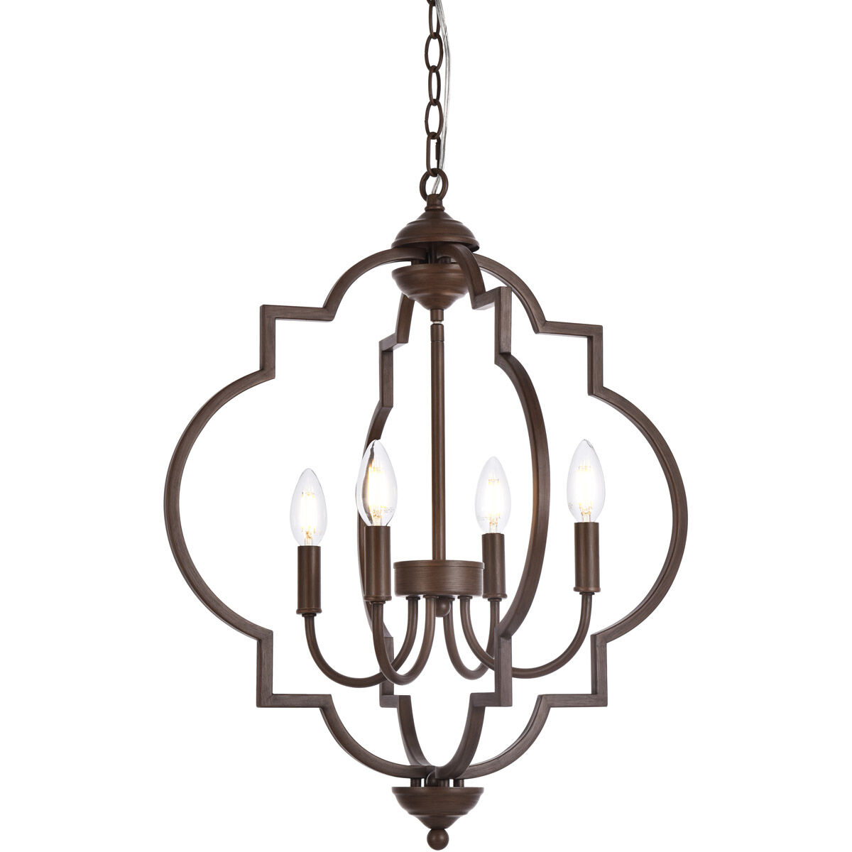 Sandara 4 Light 20 inch Weathered Oak Pendant Ceiling Light