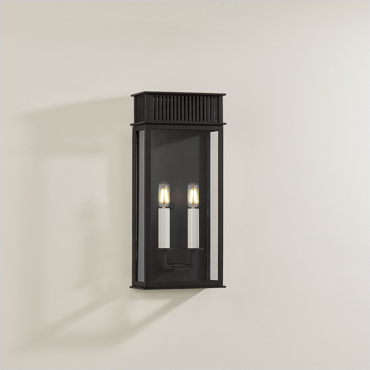 Gridley 2 Light 7.75 inch Textured Black Wall Sconce Wall Light