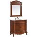 Danville 36 X 21 X 36 inch Teak Vanity Sink Set