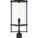 C&M by Chapman & Myers Eastham 1 Light 22.5 inch Textured Black Outdoor Post Lantern